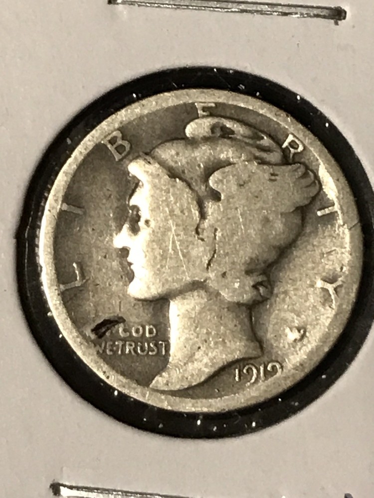 1919 Mercury Dime AG/G