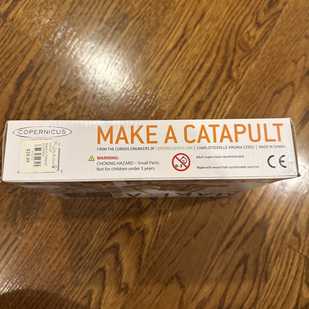 Make a Catapult STEM Kit Curious Engineer Kit NEW Designed by Leonardo da Vinci