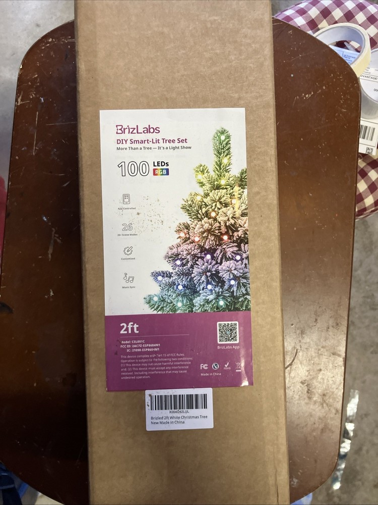 Brisbane DIY Smart Lit Tree Set 100 LEDs 2ft D1