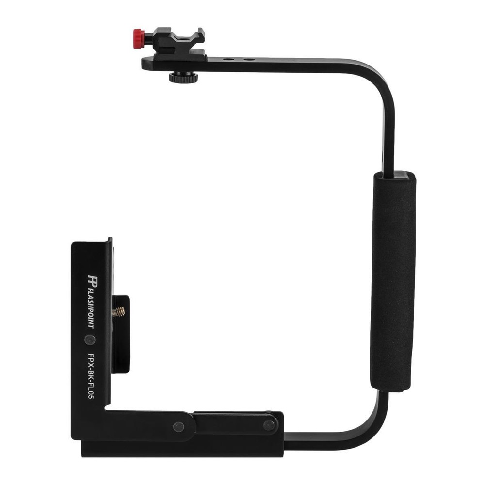 Flashpoint Rotating Camera Flip-Flash Bracket with Integrated Anti Twist Plate