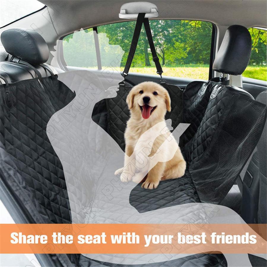 Waterproof Car Back Seat Cover Pad Rear Bench Pet Dog Cat Travel Hammock Cushion