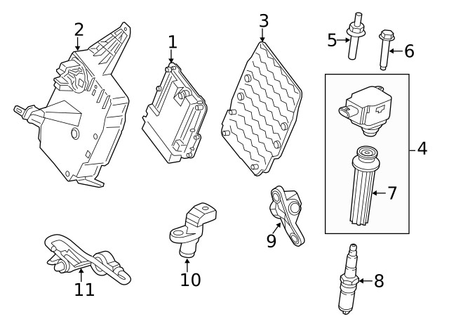 Genuine Ford Bracket GV6Z12A659A