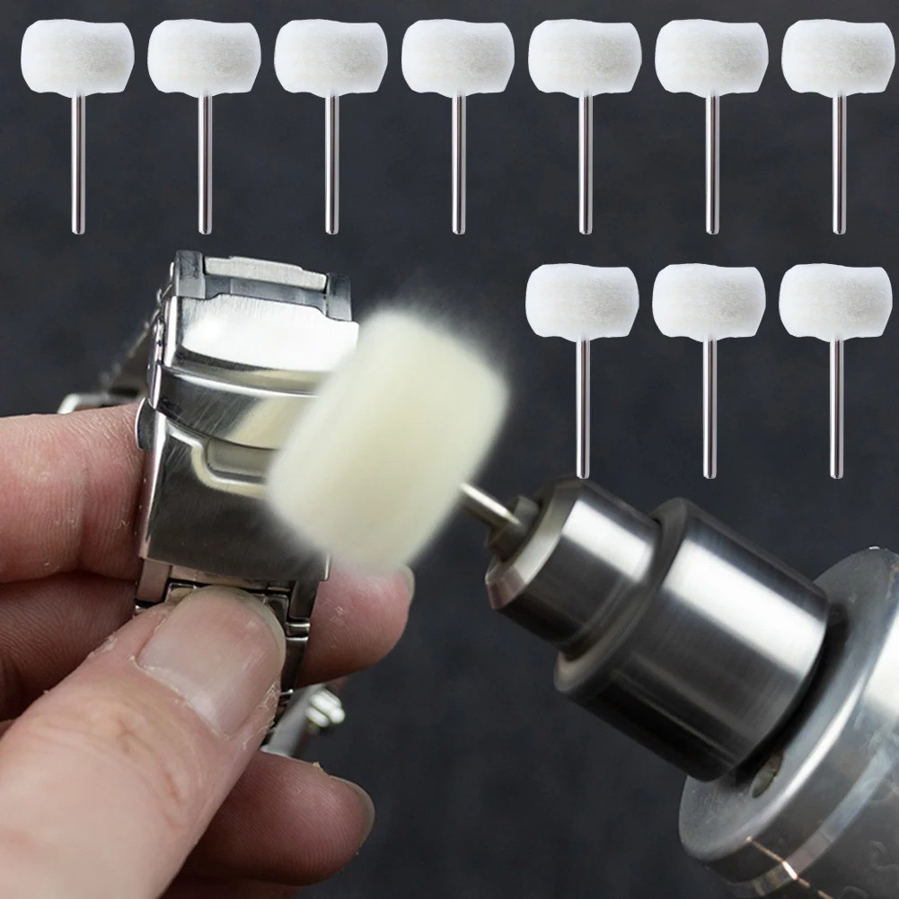 2/4/6/8pcs Polishing Buffing Wheel Set for Dremel Polishing Kit Felt Wool Cotton