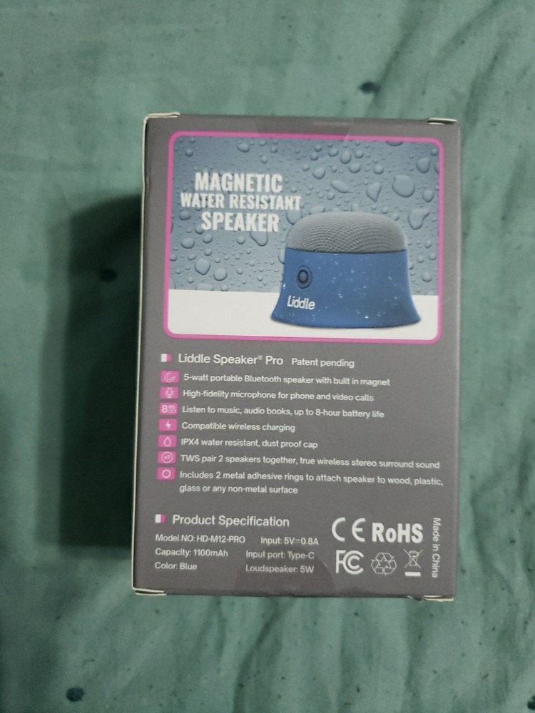 Liddle Speaker Pro Blue New