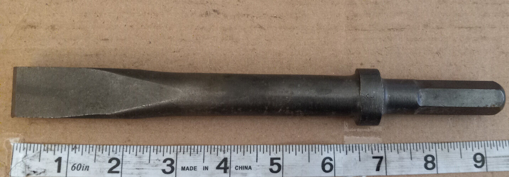 Air Tool 10" Long Chisel - NOS