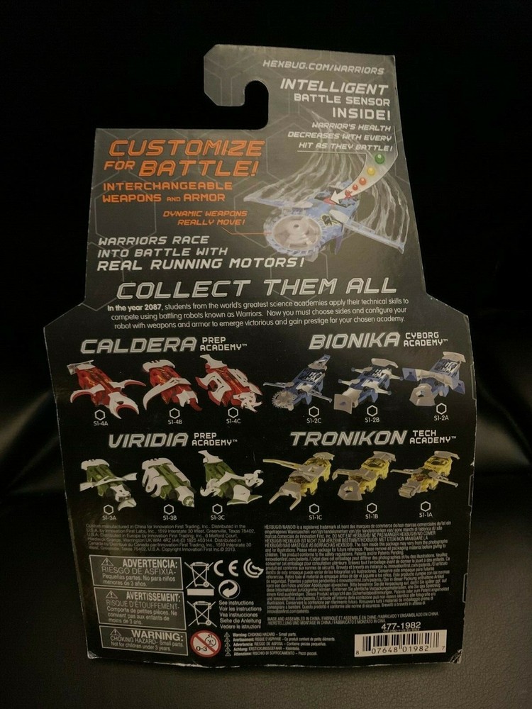 Hexbug Warriors Battling Robots Tronikon S1-1A New