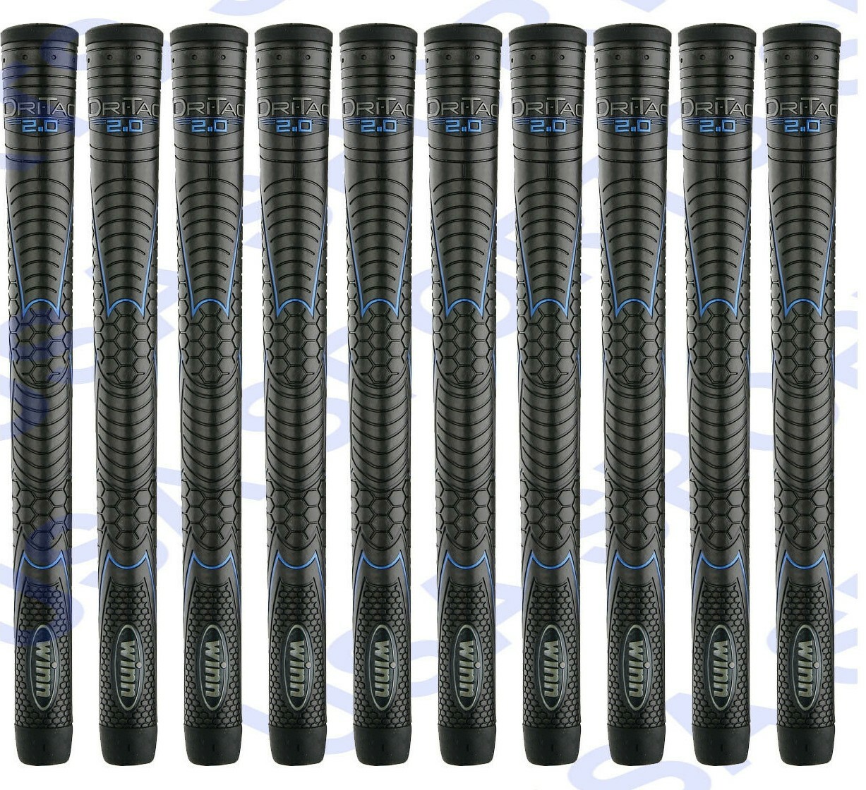 Winn DRI-TAC 2.0 MIDSIZE Jet Black Golf Grip - 62DT-JBK