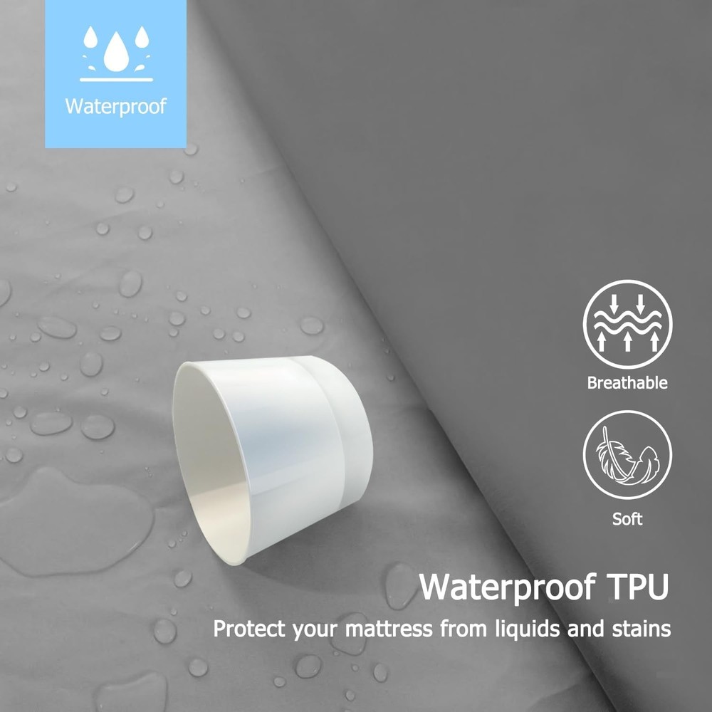 2 Pack King Premium Waterproof Mattress Protector