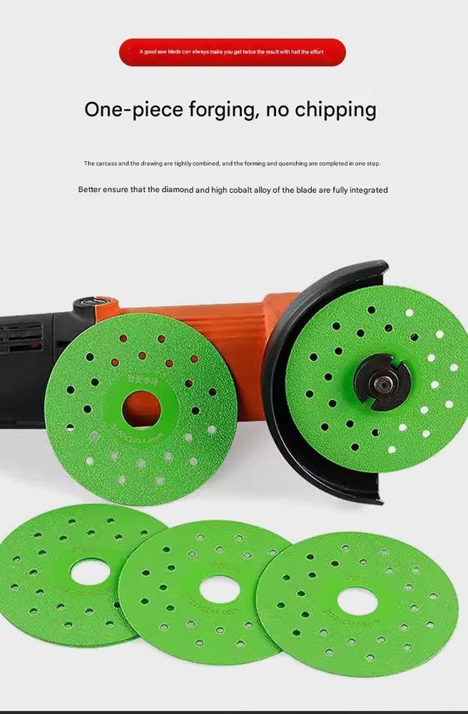 3PCS Rock Plate Flat Grinding Blade Tile Chamfering Cutting Sanding Blade Tool