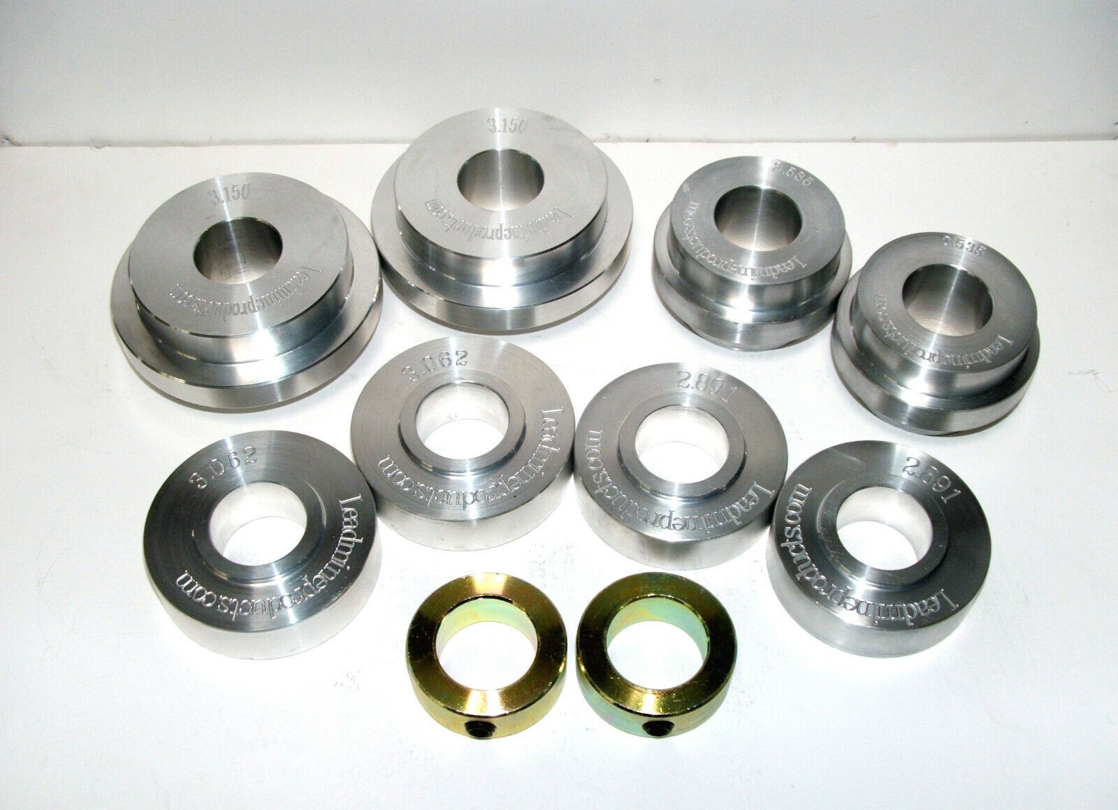 Ford & GM Rearend Narrowing Fixture Bushings - 7.5", 10 & 12 bolt, 8", 8.8", 9"