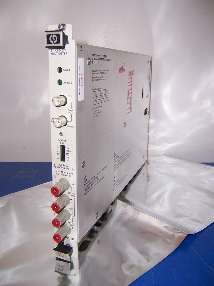10859 HP E1411B 5 1/2 DIGIT MULTIPLEXER 75000 SERIES C