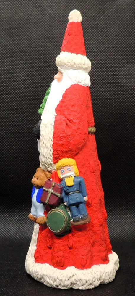 Pencil Santa Plaster Figurine