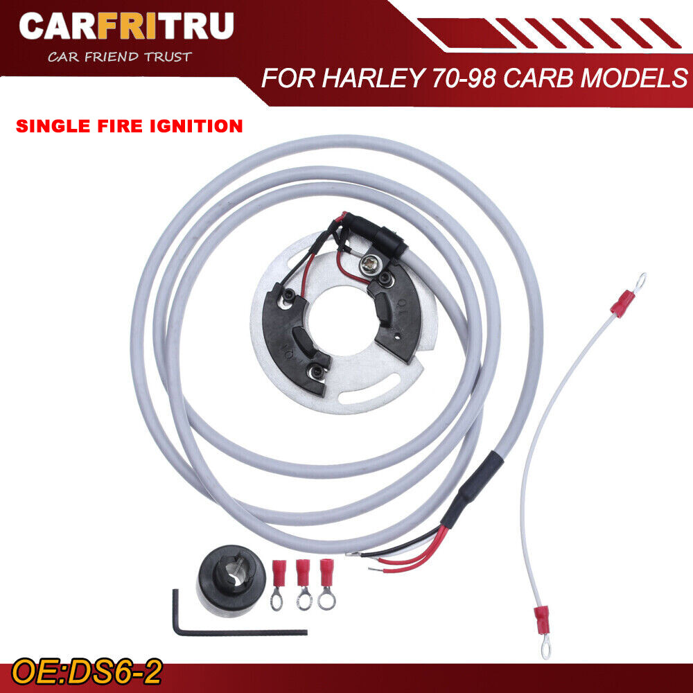 DS6-2 Electronic Ignition System Single Fire for Harley 1970-1998 Carb Models