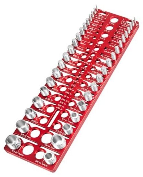 57 Nut and Bolt Thread Checker - Thread Checker Standard and Metric Bolt and