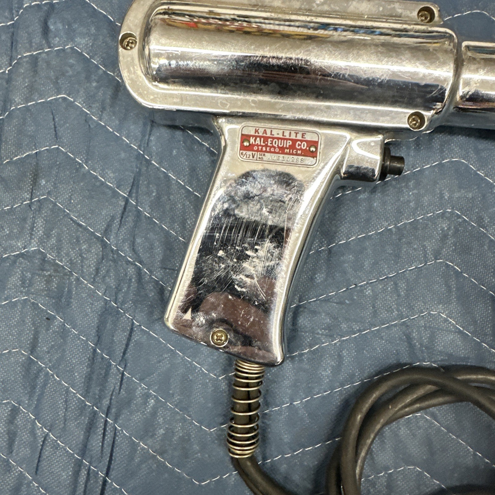 Vintage Kal-Lite 6/12V Timing Light Kal-Equip Co. made in Otsego Michigan USA