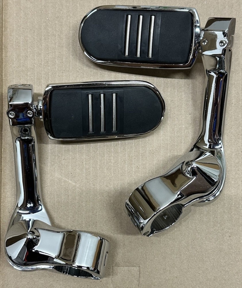 Motorcycle Footed Footrest Long Angle Road