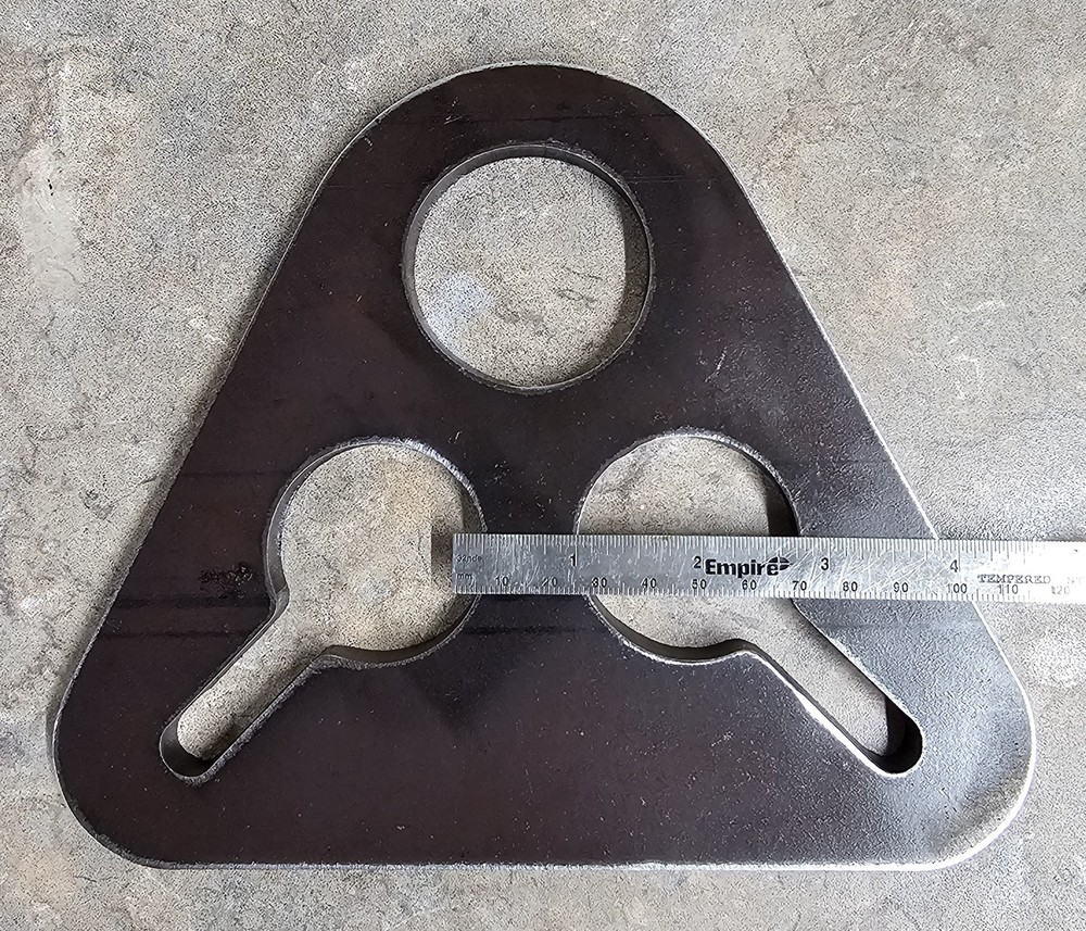 3/8" LOAD LEVELING EYE - D-RING - SHACKLE MOUNT - TRAILER TIE DOWN - PULL EYE