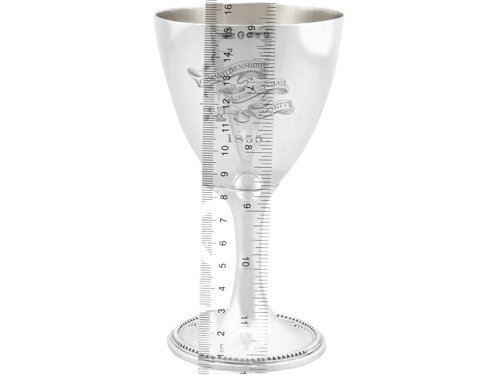 Antique Victorian Sterling Silver Goblet