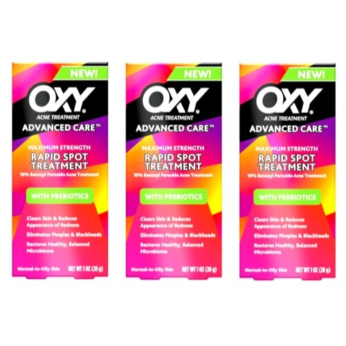 3 Pack - Oxy Maximum Action Spot Treatment, 1 Oz Each