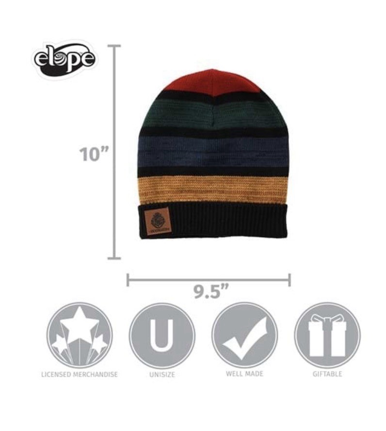 Hogwarts Heathered Knit Beanie New W Tags