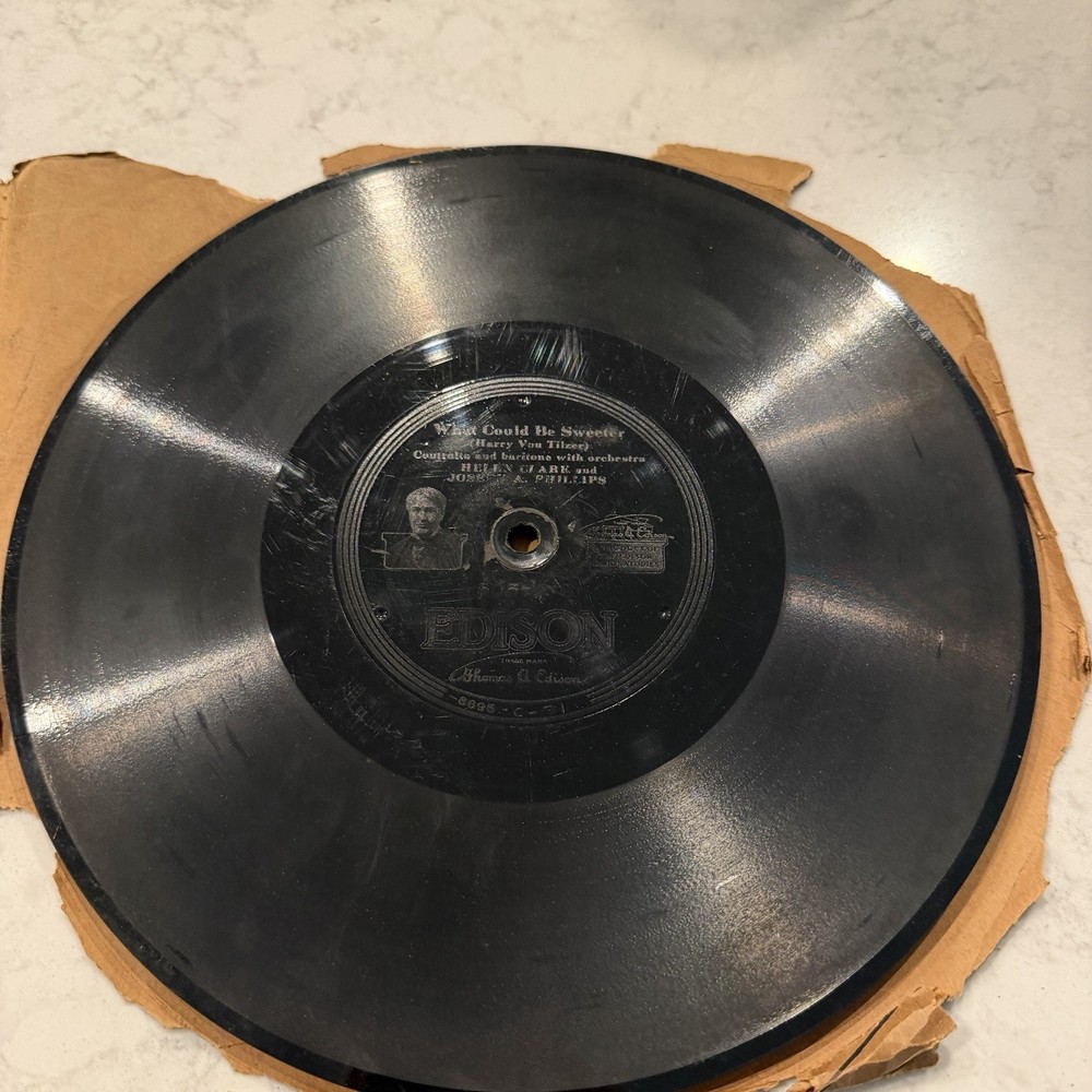 Edison Diamond Disc Re-Creation Early 1900s Record