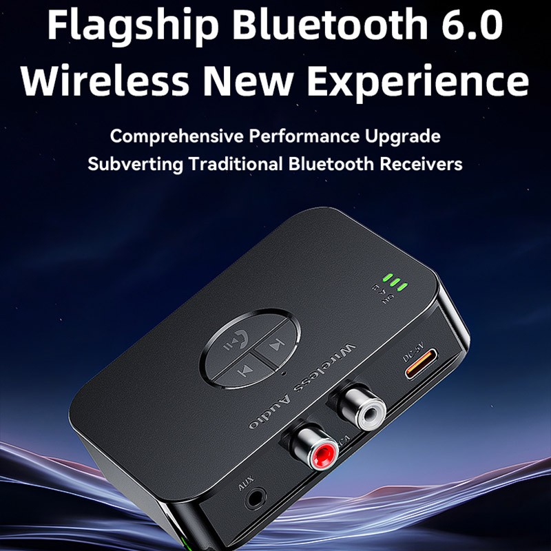 Long Range Bluetooth Receiver 6.0 For Home Stereo Car AUX Speaker Audio Adapter