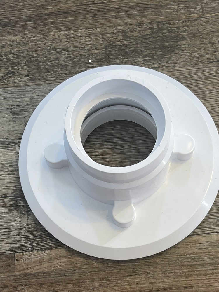 PVC Shower Drain No Inner Threads White 14403-SA