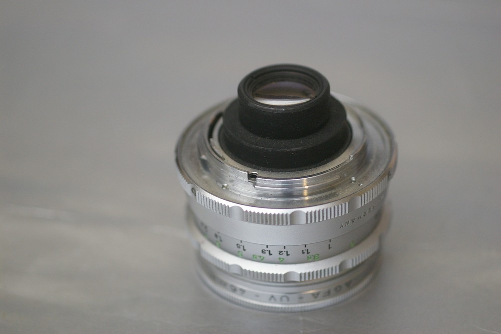 Agfaflex Selectaflex Lens onto Canon EOS M mount camera Adapter