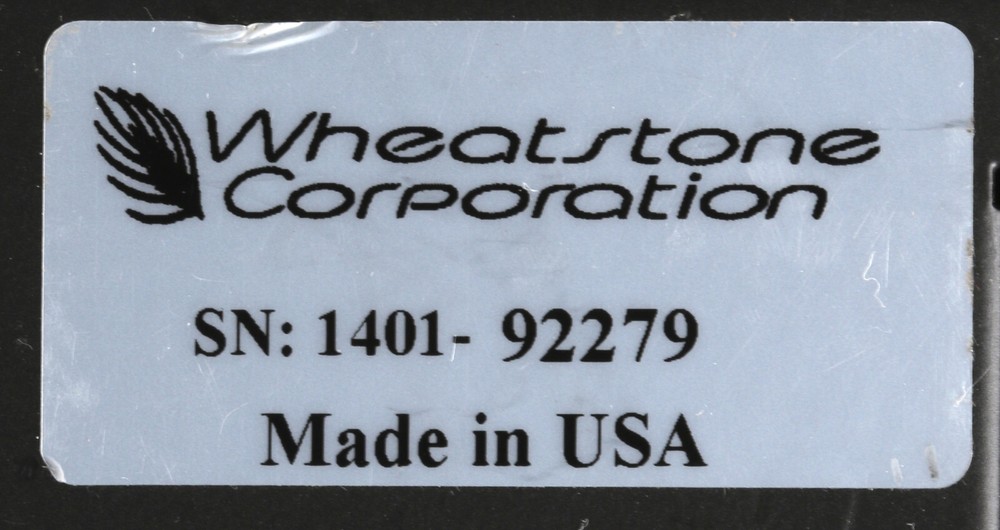 Wheatstone Vorsis M-1 AES Digital 96KHz Voice Processor Preamp Compressor M1
