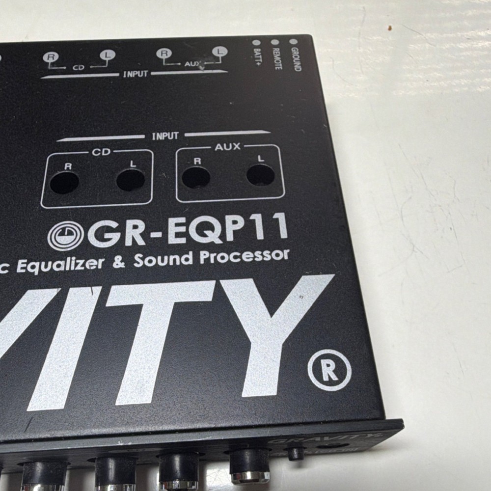 Gravity GR-EQP11 Parametric Equalizer & Sound Processor for Car Audio