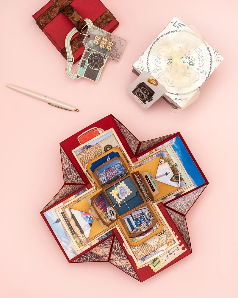 Explosion Board, Make DIY Custom Explosion Boxes, for Memory Keeping, Gift Gi...