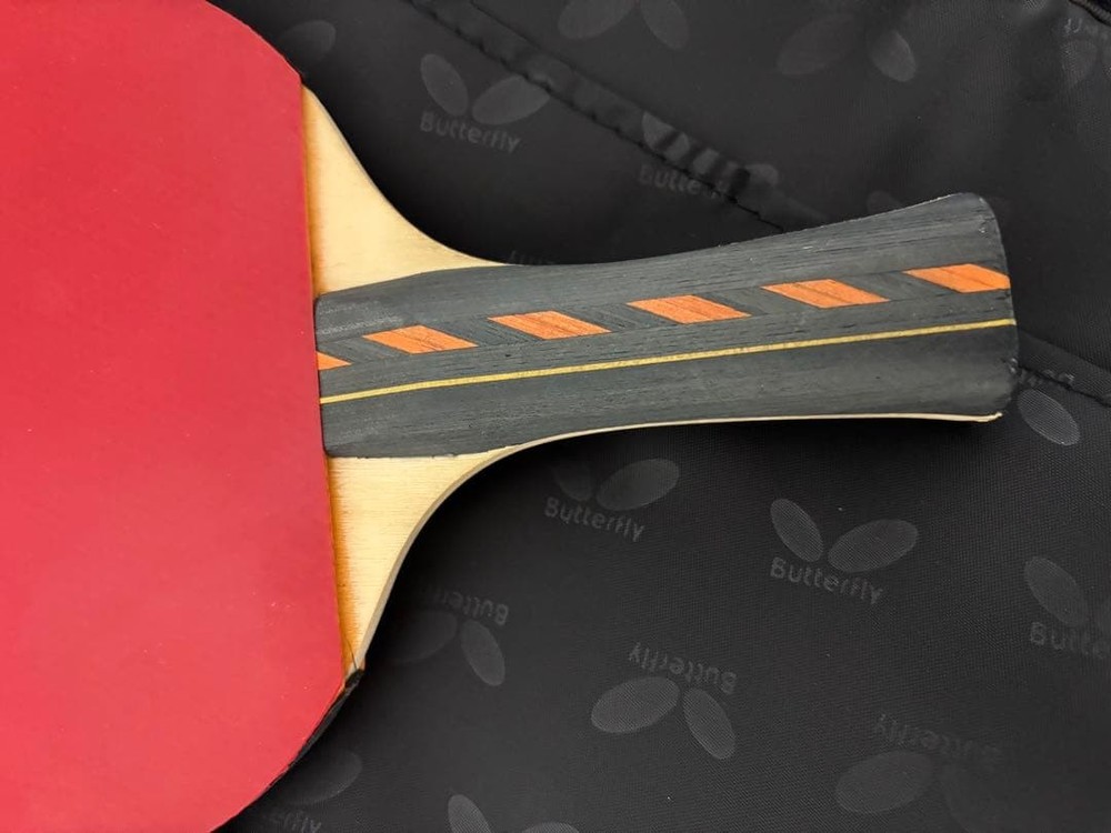 Butterfly Table Tennis Racket Red/Black with Case