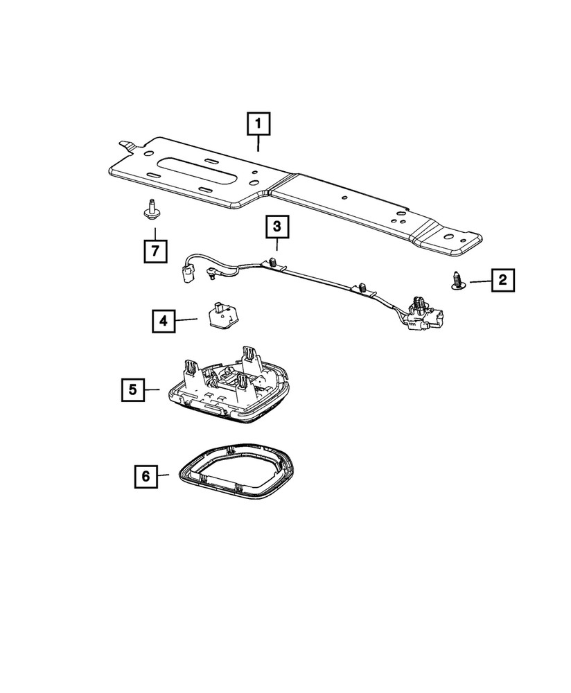 Genuine Mopar Interior Camera 04672883AD