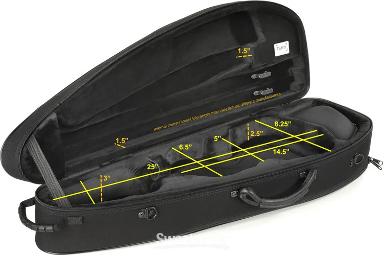 BAM 5003SN Classic 3 Violin Case - Black