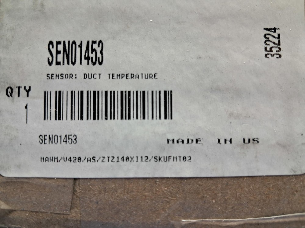 ServiceFirst - SEN01453 - Duct Temperature Sensor - NEW