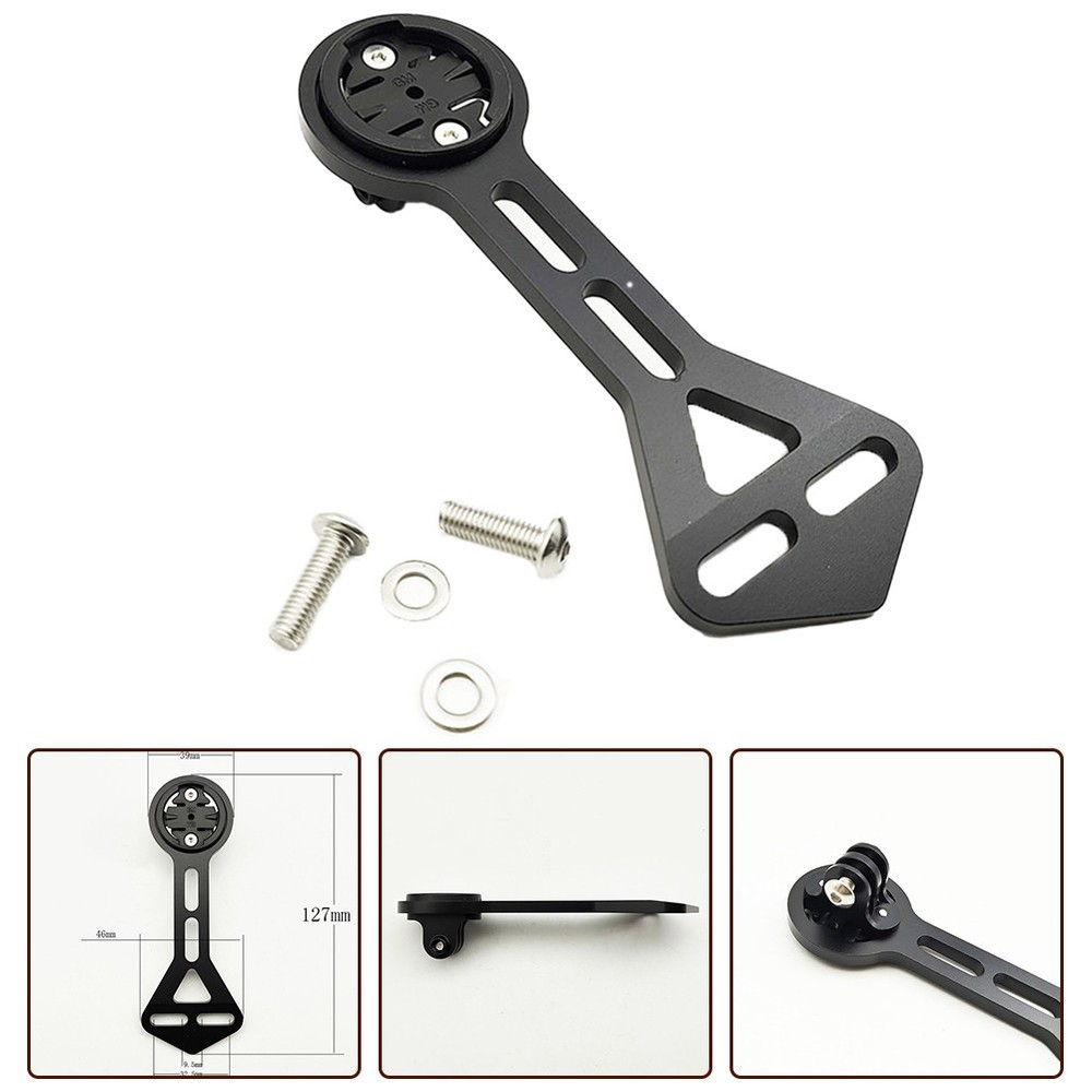Road Bike Handlebar Computer Odometer Mount Black User Friendly Design