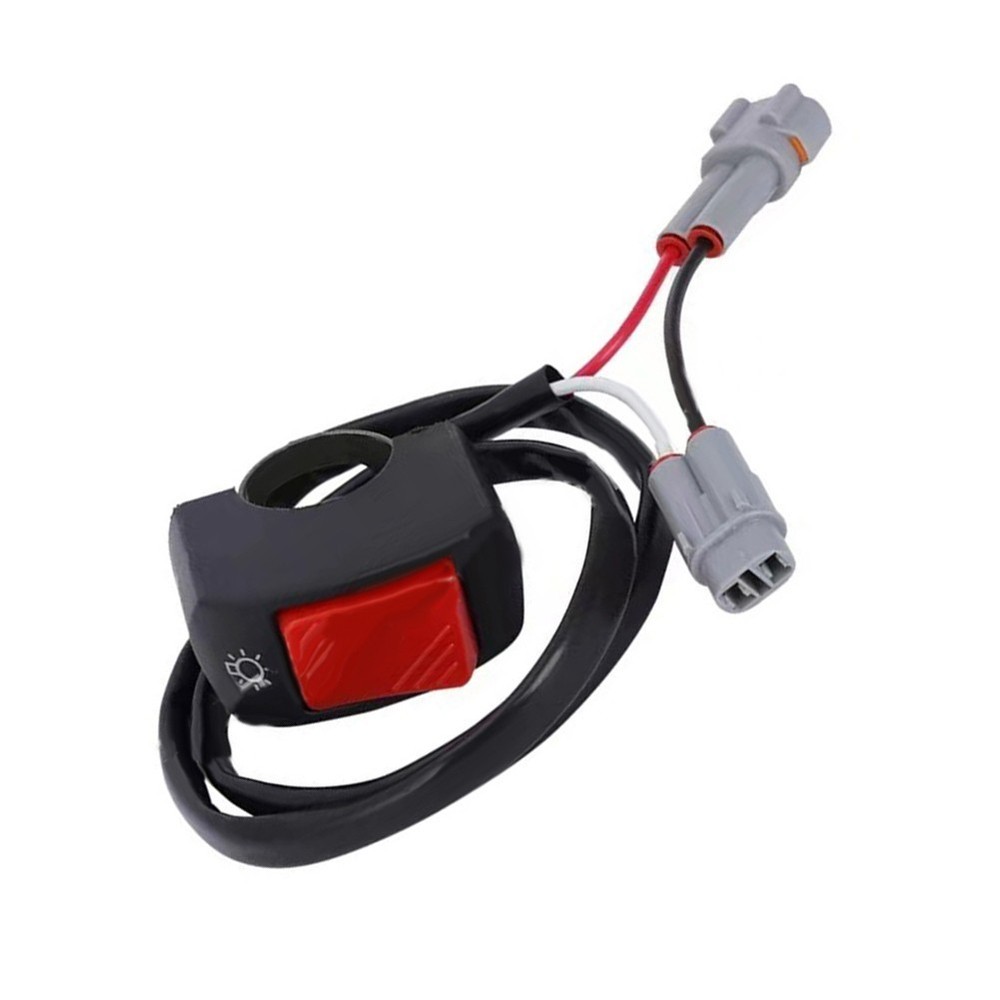 Handlebar Switch Handlebar On/Off 1 Set Black Headlight Switch High Quality