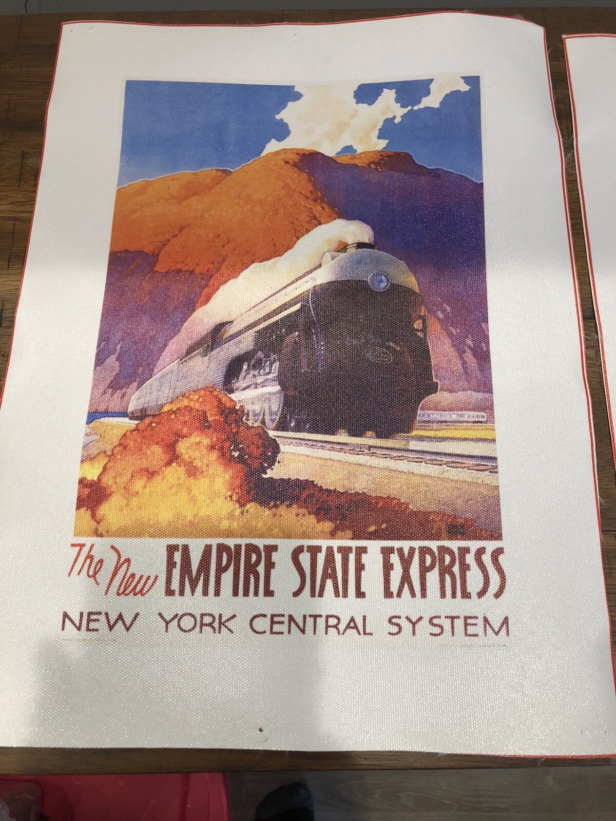 Canvas Railroad Prints, Lot Of 3, 11x15