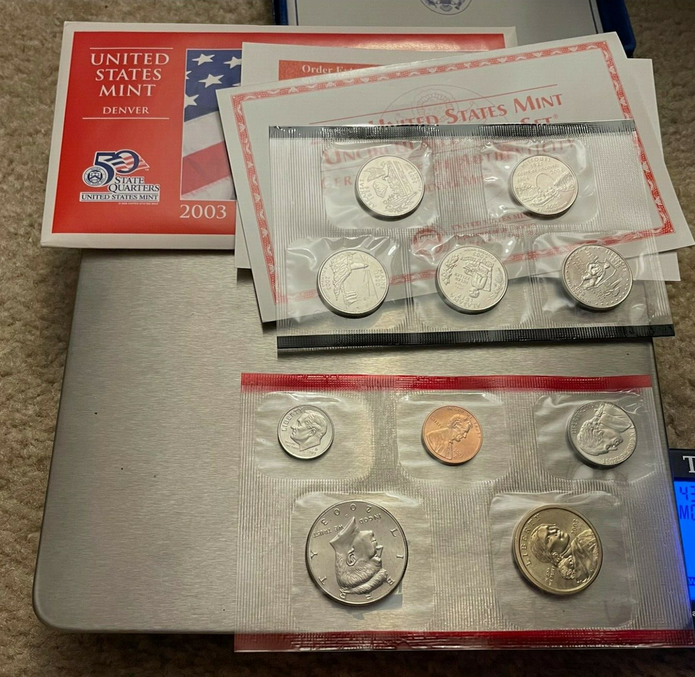 2003 US Mint Uncirculated Set Philadelphia & Denver W/ OGP