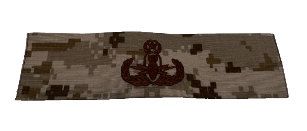 USN US Master Explosives Ordinance Disposal EOD AOR1 Digital Desert Camo Patch