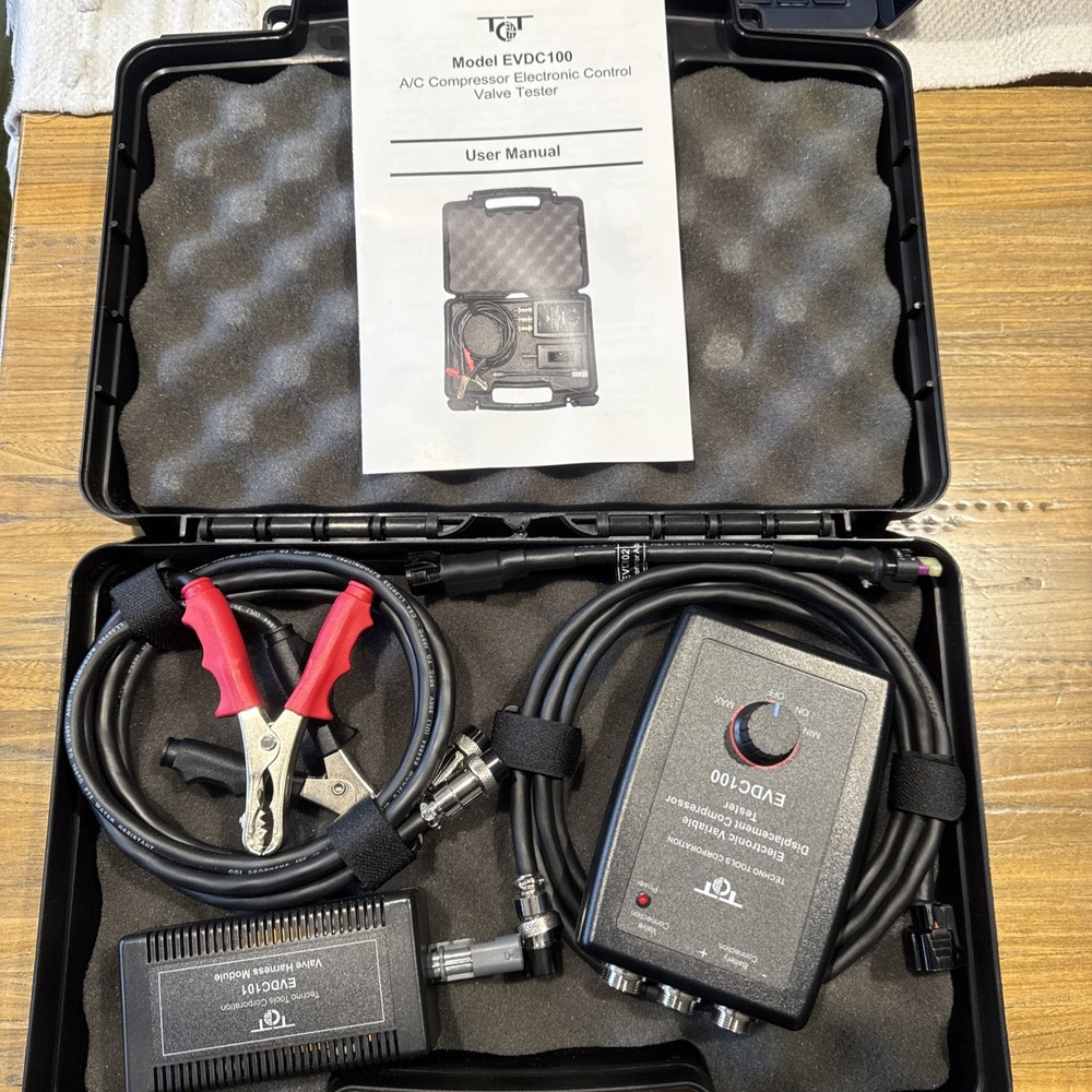 Techno Tools EVDC100 A/C Compressor Electronic Control Valve Tester Kit
