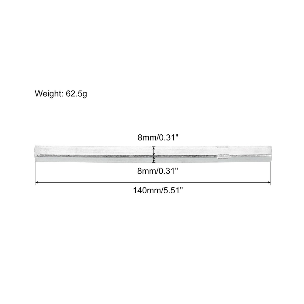 Door Spindle Bar 140mm Door Knob Spindle Door Knobs Silver Iron