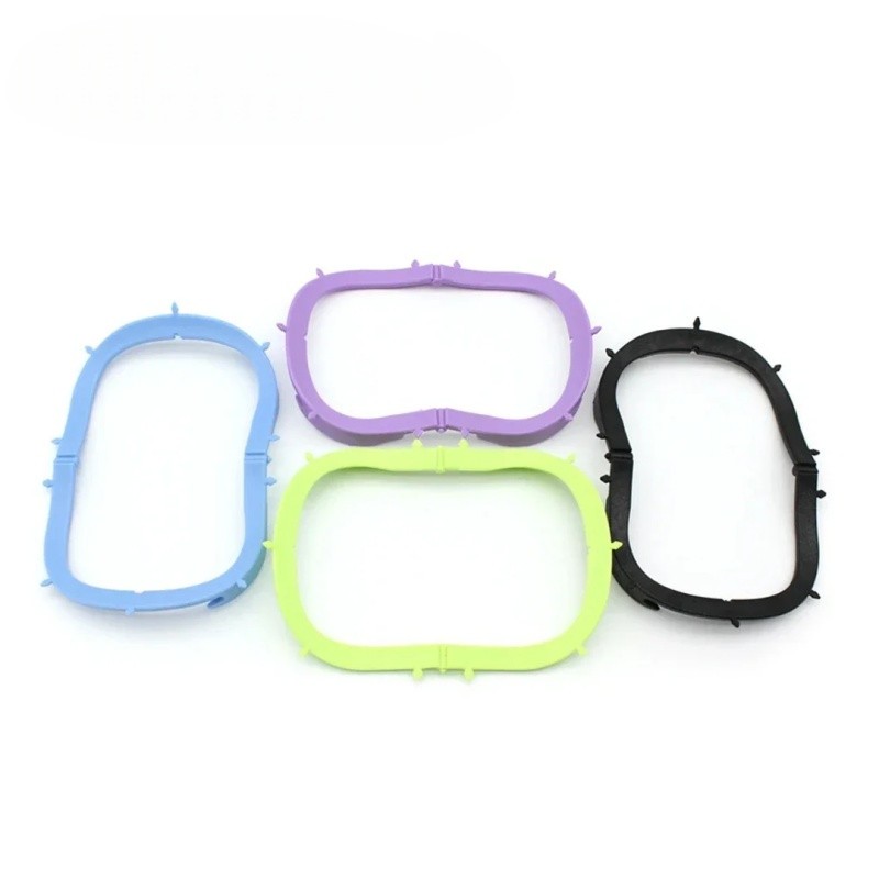 Dental Foldable Bracket Frame Plastic Rubber Dam Sheet Frames Oral Barrier Tool