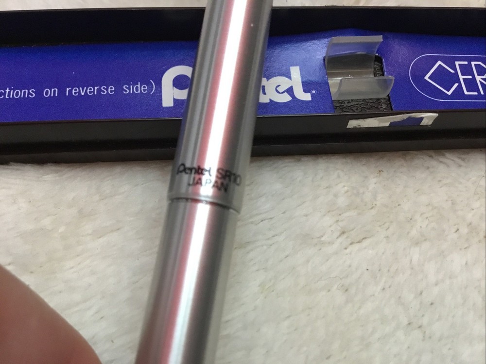 80s Vintage SR10 Pentel Ceramicron Technical Drafting Pen + Case / Instructions