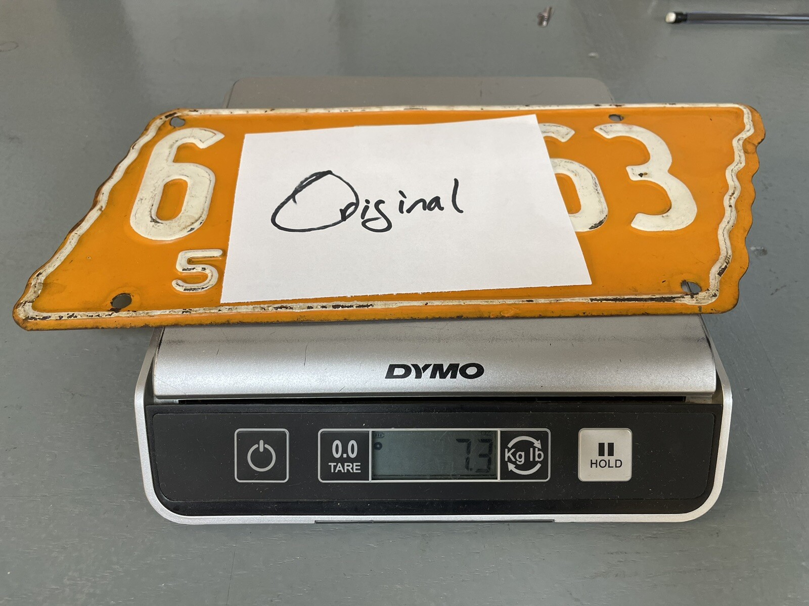 REPRODUCTION 1951 Tennessee License Tag TN Knox Vols & Vanderbilt Score Plate