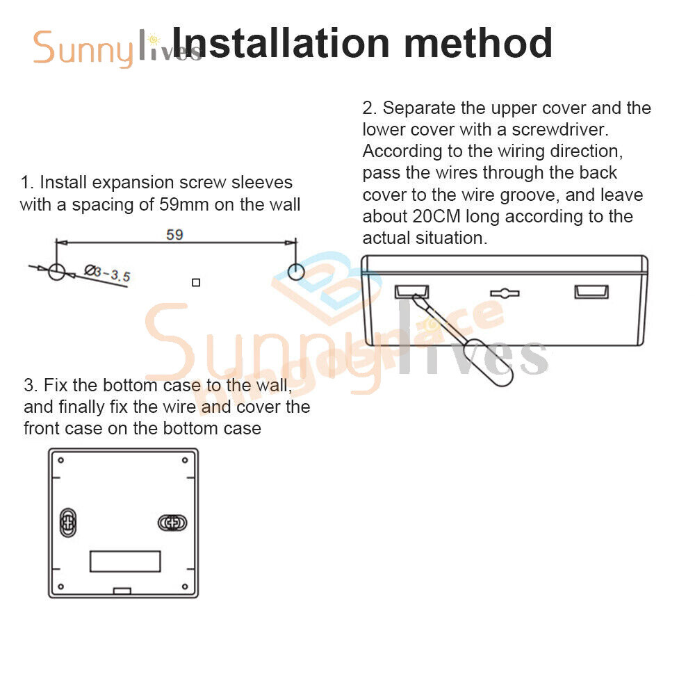 Digital Wall-hung Furnace Thermostat Temperature Controller Weekly Programmable