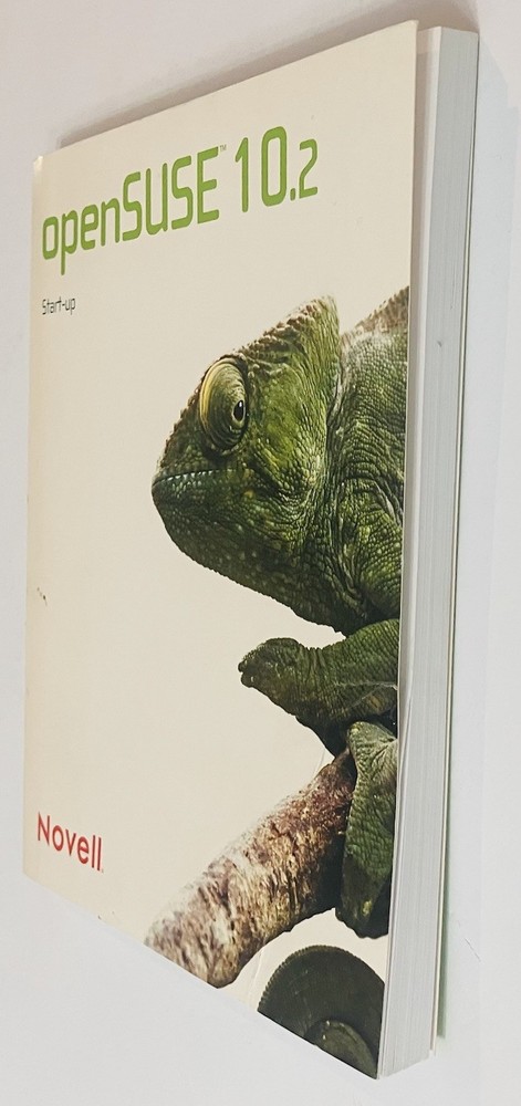 openSUSE 10.2 Start-Up Guide Novell (2006) Linux Manual Softcover, VG Clean