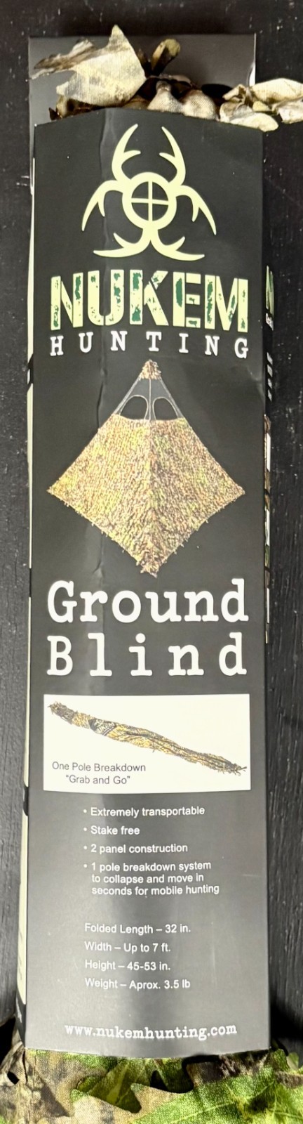 Nukem Hunting Ground Blind Mossy Oak Obsession New