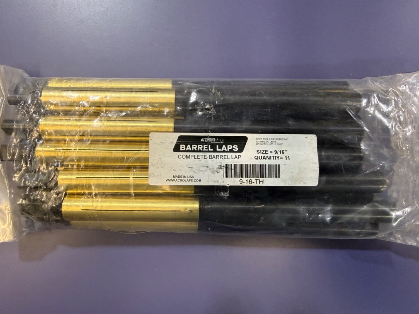 Arco Complete Barrel Lap 9/16"  (Pack of 11) 9-16-TH