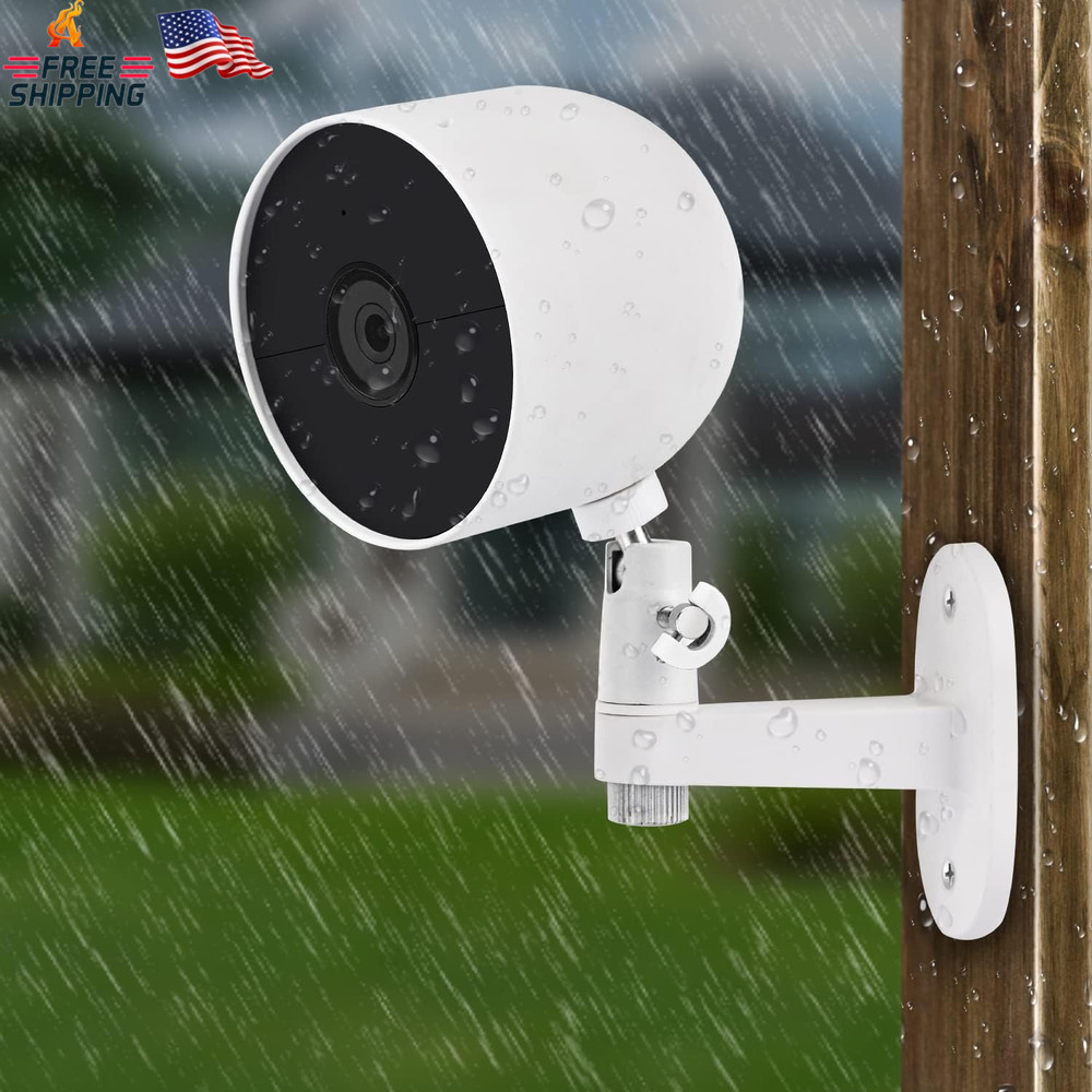 2Pack Adjustable Security Wall Mount Bracket for Google Nest Cam Outdoor or Indo